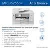Brother MFC-J6955DW all-in-one inkjet printer with wireless connectivity and dual paper trays