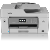 Brother MFC-J6535DW all-in-one color inkjet printer with dual paper trays and touchscreen