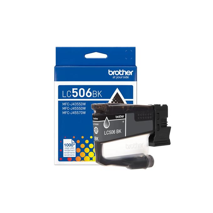 Brother Genuine LC506BKS Standard Yield Black Ink Cartridge, , large