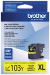 Brother LC103Y high-yield yellow ink cartridge for inkjet printers