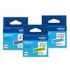 Brother Genuine BTAG 3-pack Non-Laminated Tape for P-touch Label Makers, Sea Glass Collection Black on Light Green, Black on Light Blue, Black on Purple – 12 mm wide x 4 m long, , small