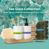 Brother Genuine BTAG 3-pack Non-Laminated Tape for P-touch Label Makers, Sea Glass Collection Black on Light Green, Black on Light Blue, Black on Purple – 12 mm wide x 4 m long, , small