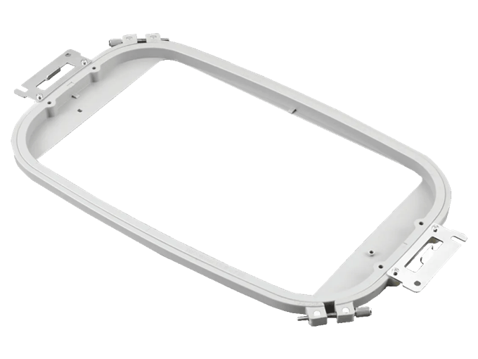 Brother PRF300 embroidery hoop frame with adjustable clamps