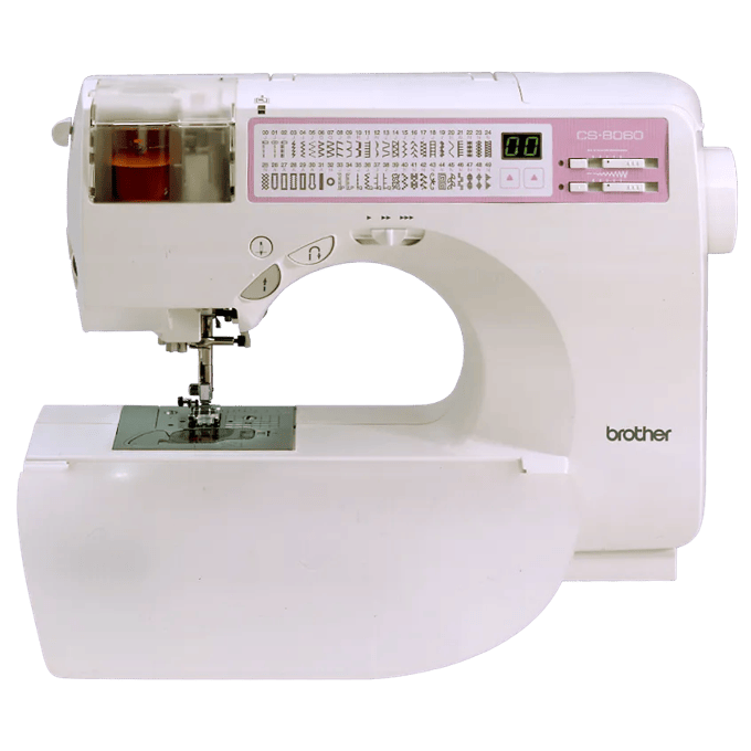 Brother CS8060 computerized sewing machine with 60 built-in stitches and LCD display