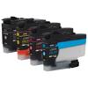 Brother LC3033 high-yield ink cartridges in black, cyan, magenta, and yellow