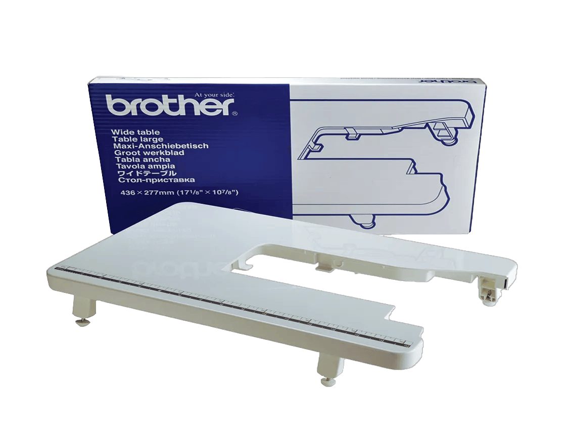 Brother wide table sewing machine accessory with packaging