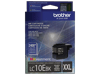 Brother LC10EBK extra high-yield black ink cartridge packaging with 2400-page yield