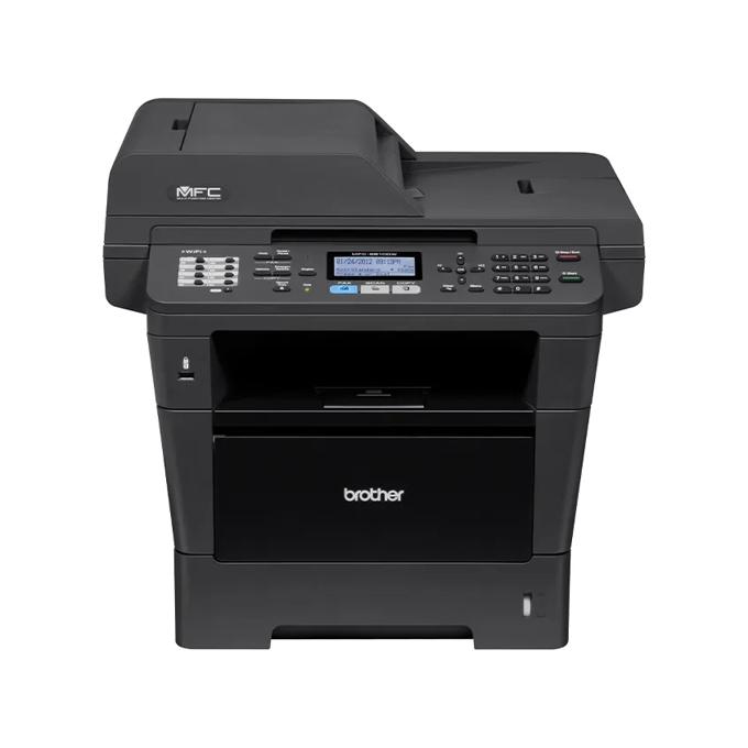 Brother MFC-8810DW all-in-one monochrome laser printer with wireless connectivity and automatic document feeder