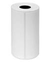 Brother continuous-length die-cut label roll with black core on white background
