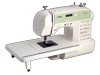 Brother CS100T computerized sewing machine with LCD display and built-in stitches