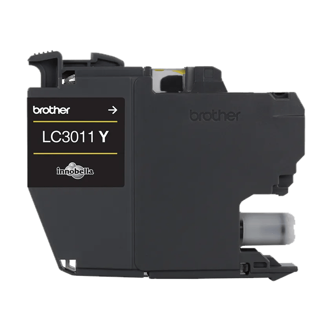 Brother Genuine LC3011Y Standard-yield Yellow Ink Cartridge, Yellow, large