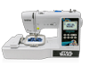 Brother LB5000S embroidery and sewing machine with Star Wars touchscreen display