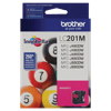 Brother Genuine LC201M Standard-yield Magenta Ink Cartridge, Magenta, small