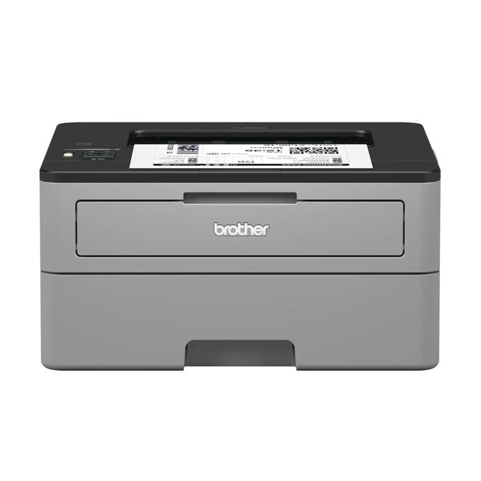 Brother HL-L2350DW compact monochrome laser printer with wireless connectivity