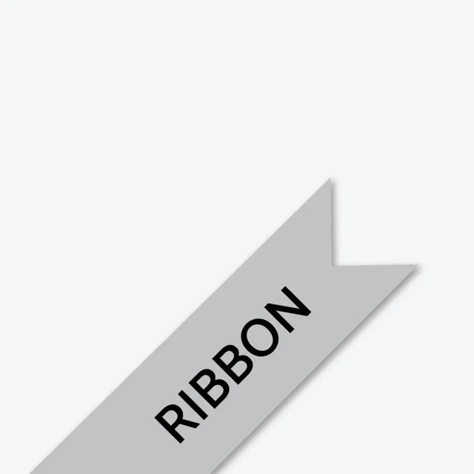 Brother genuine TZe-R931 non-adhesive black on silver ribbon tape for labeling