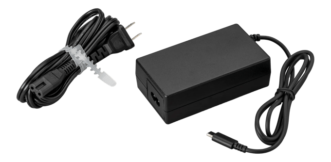 Brother USB-C power supply adapter with AC cord for label printers