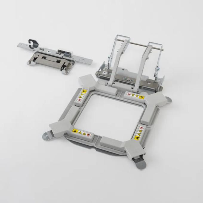 Brother embroidery machine hoop frame kit with mounting hardware and adjustment brackets