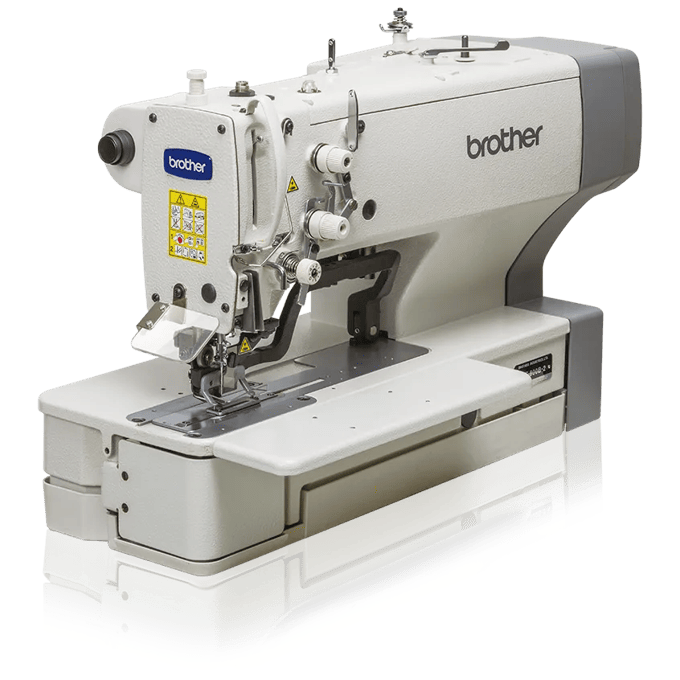 Brother industrial sewing machine with automatic thread trimmer and white body