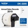 Brother DK-2205 continuous paper label roll, 2.4 inches wide, 100 feet long