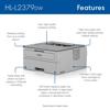 Brother HL-L2379DW monochrome laser printer with wireless connectivity and automatic duplex printing
