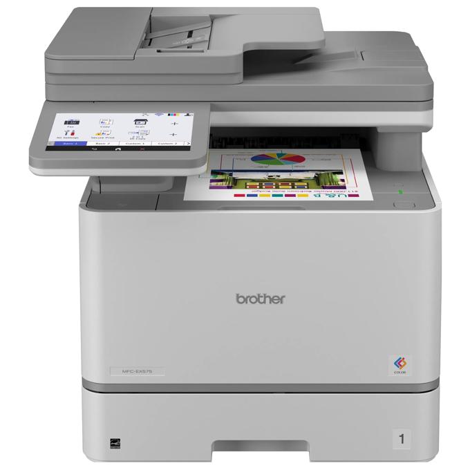 Brother MFC-EX575 color laser all-in-one printer with touchscreen and automatic document feeder