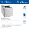 Brother HL-L9430CDN color laser printer with touchscreen and duplex printing