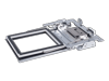 Brother printer embroidery frame attachment with rectangular hoop and mounting hardware