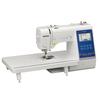Máquina de coser Brother Innov-is NS1850L con pantalla táctil azul y mesa de extensión ancha