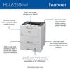 Brother RHLL6210DWT Business Wireless Monochrome Laser Printer with Duplex Printing, Refurbished, , small