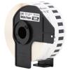Brother DK-2225 continuous white paper tape roll in black cartridge, 38mm width