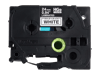 Brother HGe-251 24mm laminated label tape cartridge with white background and black text
