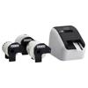 Brother QL-800 label printer bundle with three label rolls