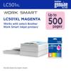 Brother Genuine LC501XLMS High Yield Magenta Ink Cartridge, Magenta, small