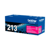 Cartucho de tóner magenta Brother TN213M en empaque azul