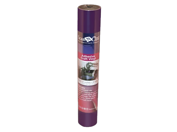 Brother ScanNCut purple adhesive craft vinyl roll for cutting machines