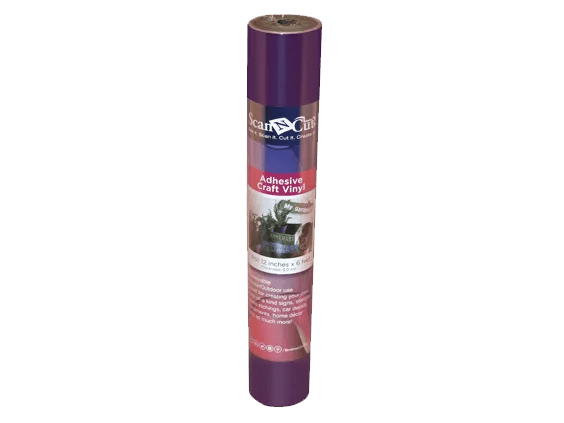 Brother ScanNCut purple adhesive craft vinyl roll for cutting machines