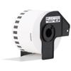 Brother DK-N5224 non-adhesive white paper label roll in black cartridge