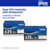 Brother Genuine TN635XLBK High Yield Black Toner Cartridge, Magenta, small