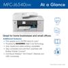 Brother MFC-J6540DW all-in-one inkjet printer with wireless connectivity and auto duplex