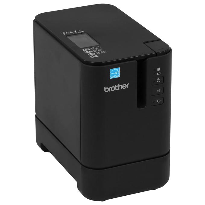 Brother PT-P900W wireless label maker with rechargeable battery base