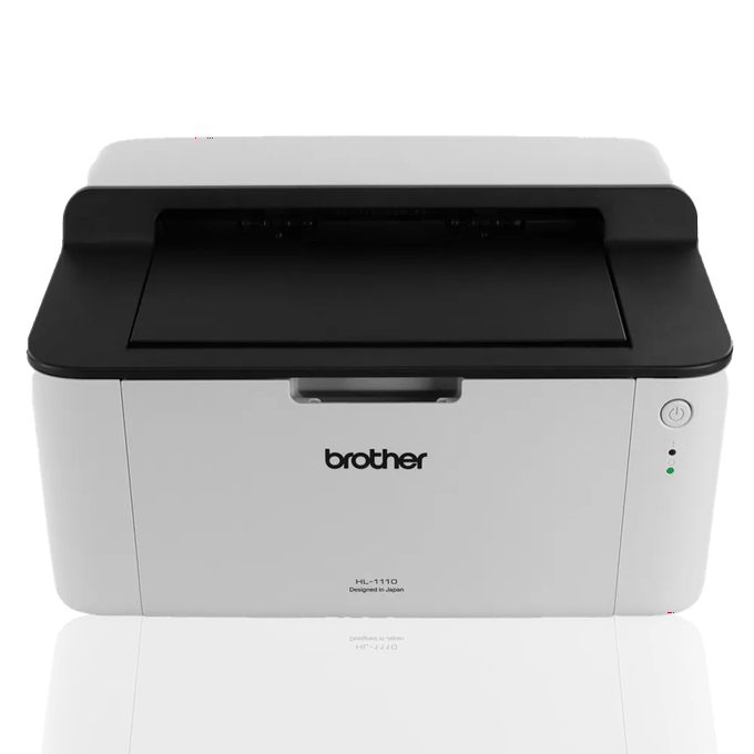 Impresora láser monocromática compacta Brother HL-1110 con bandeja de papel