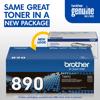 Brother TN890 ultra high-yield toner cartridge with new packaging design
