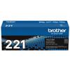 Brother Genuine TN221BK Standard-yield Black Toner Cartridge, , small
