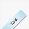 Brother TZe-131 laminated label tape cartridge with black text on clear background