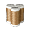 Brother polyester core sewing thread spools in gold, 430 yards each