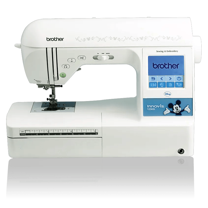 Brother Innov-is 1250D sewing and embroidery machine with touchscreen and Disney design