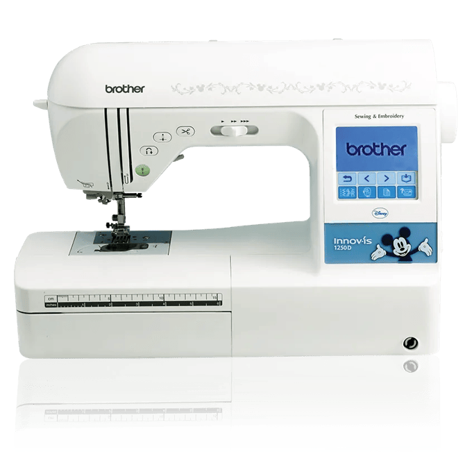 Brother Innov-is 1250D sewing and embroidery machine with touchscreen and Disney design