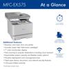 Brother MFC-EX575 color laser all-in-one printer with touchscreen and wireless connectivity