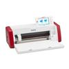 Brother ScanNCut SDX230Di cutting machine open with touchscreen display and red accents