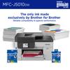 Brother MFC-J5010DW all-in-one wireless inkjet printer with genuine ink cartridges